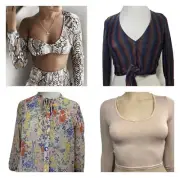 Women’s Size 6 Tops Bundle Miss Selfridge Mango In The Style PLT Multi 4 Item #1