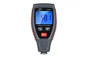 BENETECH GT235 LCD Coating Thickness Gauge Paint Thickness Gauge Meter Car Paint Depth Gauge Tester 0~1800m with Pouch Calibration Substrates Calibration Coating Film for Car Automobile