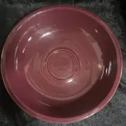 Fiesta CLARET Large PASTA/CHIP BOWL (No dip bowl) Retired Color NWOT Fiestaware