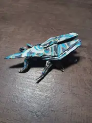 Complex origami beetle, customizable paper and size, handmade
