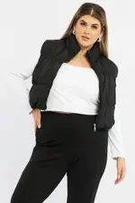 Black Puffer Vest Sleeveless