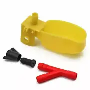 50 pack Quail watering cup Yellow Drinking Waterer Water Cups Quail chickens
