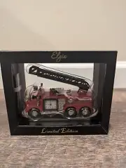 Elgin Limited Edition Mini Clock - Fire Truck - NIB Factory sealed