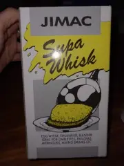 NEW Vintage 80s Supa Whisk JIMAC Egg separator emulsifier blender cocktails mix