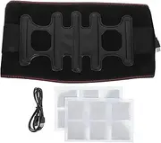1 Set Warm Belt Electric Blanket Heating Pad Heat Pad Warmer Space Heater Waist Trainer for Women Mini Heater Waist Belt Heating Mat Warm Waist Velvet Cloth Black