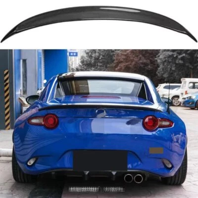 Carbon Fiber Rear Trunk Spoiler Wing Lip For Mazda MX5 Miata ND ND5RC 2016-2024 (for: Mazda)