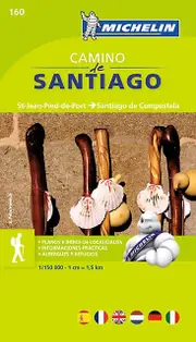 Camino De Santiago Zoom Map 160 by Michelin Paperback Book