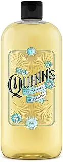 (Unscented) - Quinns Pure Castile Organic Liquid Soap, Unscented, 950ml