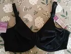 Fit for Me Bra 38DD Black Unlined Underwire Full Coverage Estilo Smoothing NWT