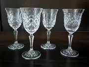 READ DESC - NIB - Waterford CASTLES White Wine Crystal Glasses - Set of 4