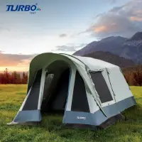 在飛比找momo購物網優惠-【Turbo Tent】Tourist 270灰色 一房一廳