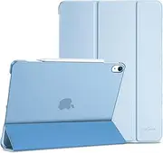 ProCase for iPad Air 13 Inch Case 2025 M3/2024 M2, Slim Smart Cover iPad 13 Air M3 M2 Case with Translucent Hard Shell Back, Supports Touch ID, Auto Wake/Sleep -Blue