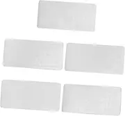 FRCOLOR 5pcs Metal Nails Art Stamping Plates Christmas Nail Art Stencil Manicure Template Nail Art Stamping Plates Set