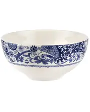 Spode Set of 4 Blue Italian Brocato Bowl 5.5In