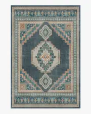 185' x 275' | Machine Washable Runner Rug | Kid & Pet Friendly | Indoor Rug | Rayne Soft Navy Rug | Ruggable