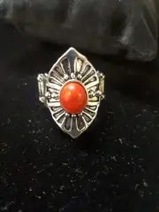 Paparazzi Jewelry - Silver/ Red Ring # 4