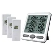Easy to Use Wireless Weather Station with Temperature and Humidity Sensors