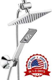 Sistema De Cabezal Ducha Regaderas Con Manguera Para Baño Modernas Lluvia NEW US