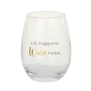 Assemble Kitchen - Stemless Wine Glass - Wine Helps