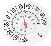 FUNOMOCYA Analog Thermometer Suction Cup Weather Thermometer for Indoors for Window