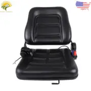 Universal Forklift Seat Fold Down Tractor Black Seat Micro Switch and Slide