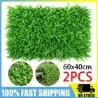 2PCS Artificial Plant Wall Panels Grass Hedge Vertical Garden Ivy Mat Foliage