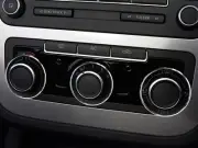 For VW Golf mk5 5 6 7 Polished Aluminum Heater dash panel Surrounds Rings 3 pcs