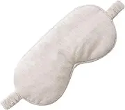 Eye Masks for Sleep, Beige Organic Cotton Sleep Mask Lightweight Elastic Eye Mask for Men Women Sleeping, Traveling