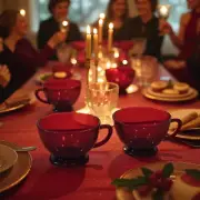 Set of 8 Anchor Hocking Ruby Red Tea Cups - Vintage Glassware, MCM, Collectible