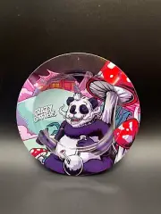 Metal Decorative Tray Printed Plate Game Panda Table Side Table AshTray