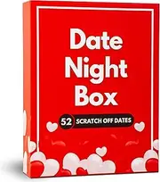 Date Night Box: 52 Fun & Adventurous Scratch-Off Date Ideas for Couples - Couples Card Game for Husband, Wife, Boyfriend, Girlfriend - Romantic Gifts for Him, Her, Birthday, Anniversary, Wedding