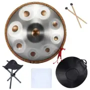 9 Tone g Minor 18 Inch Small Size Handpan Drum with Steel Tongue for Yoga & M...