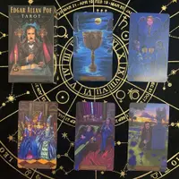 在飛比找蝦皮購物優惠-新款Edgar Allan Poe Tarot埃德加愛倫坡塔