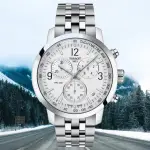 【TISSOT 天梭 官方授權】PRC200 CHRONOGRAPH 三眼計時腕錶 禮物推薦 送禮首選(T1144171103700)