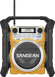 Sangean U4 AM/FM-RBDS/Weather Alert/Bluetooth/Aux-in Ultra Rugged Rechargeable Digital Tuning Radio