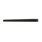 1 x Radiant VAIL Matt Black Single Square Bar Towel Rail 650mm NON-Heated