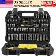 DEWALT Mechanics Tools Kit and Socket Set, 1/4" & 3/8" Drive, SAE, 108-Piece
