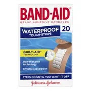 [Band Aid] Band-Aid Waterproof Tough Strips 20 Pack