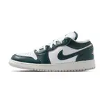 NIKE AIR JORDAN 1 LOW SE GS 大童 綠 橡膠 緩震 輕量 真皮 休閒鞋 FQ8041-300