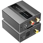 Digital Audio to Analog Audio Converter 192KHz DAC Converter With Jack Optical A