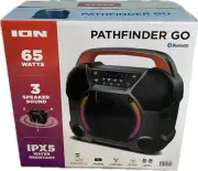 ION Pathfinder Go - Water Resistant Outdoor Portable Bluetooth Speaker 4119280