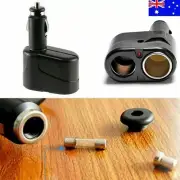 12V 2 Way Car Charger Cigarette Lighter Power Adapter Double Splitter Socket