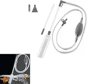 9.84FT Fish Tank Aquarium Gravel Cleaner Kit Water Changer and Adjustable Water Flow Controller-for Easy Water Changing and Gravel Cleaning,Siphon Universal Quick Pump Aquarium Water Changing