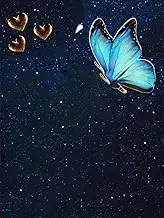 Gearock Cartoon Diamond Painting Kits for Adults, Galaxy Butterfly 5D DIY Full Drill Cute Diamond Art Kits for Beginners Anime Lovers Room Bedroom Living Room Bathroom Wall Decor 12x16 Inch