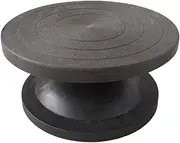 Ceramic Pottery Wheel Manual Sculpting Turntable Ceramic Tool Spinner Black