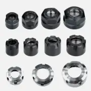 ER8-ER40 ER Collet Chuck Nut A/M/UM Type For CNC Lathe Milling Router Bit Holder