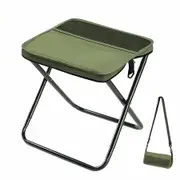 Foldable Backpack Stool Outdoor Camping Stool, Portable Collapsible Chairs Carry Bag For Outdoor Camping Fishing Picnics Color Green Size L