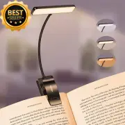 19LED Flexible Book Light, 360° Reading Lamp, Memory, 3 Modes, Stepless Dimming