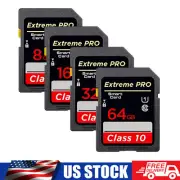 8-256GB Memory SD Card U3 Class 10 For CANON NIKON SONY FUJIFILM Digital Camera