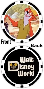 ROBIN HOOD - ROBIN HOOD - WALT DISNEY CHARACTER - POKER CHIP